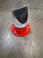 Avlite AV-OL-70-R Solar-Powered LED Aviation Obstruction Light, 10 cd, Red, IP68 - 2