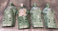 Mannequin Target / Training Dummy, Green, Approx. 4ft, Plastic Composite