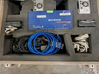 Portable Data Storage and Networking Kit with Netgear FS108 Switch and External Drives - 3