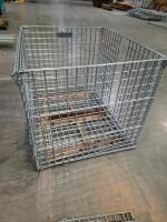 Wire Mesh Storage Container, 40.5" x 32" x 30", approximately 3,200 lbs Capacity - 2