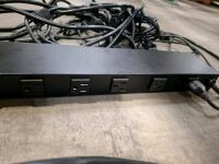 Power Accessories Lot: Tripp Lite 7-Outlet Strip, Rack PDU, Pyramid PS-12KX 13.8V Power Supply - 7