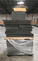 Pallet of Mixed-Size Closed-Cell Polyethylene Foam Sheets, Approx. 36"x48", 2"-4" Thick - 2