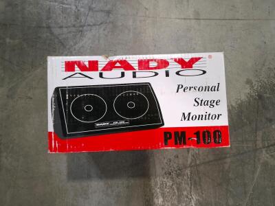 Nady Audio PM-100 Personal Stage Monitor, Dual 5" Speakers, 100W Peak, SN: 3101811100