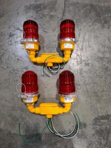 Flight Light Inc. FAA Type L-810 Obstruction Light, Model 12873-8, 120VAC, 116W, Double Fixture