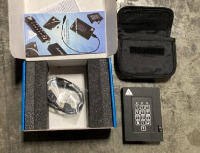 Apricorn Aegis Padlock Fortress 500GB USB 3.0 Encrypted External Hard Drive, FIPS 140-2 Level 2