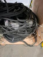 Bulk Lot of Heavy-Duty Coaxial Cables with BNC Connectors, Multiple Coils, Black Jackets - 3