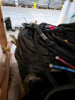 Bulk Lot of Heavy-Duty Coaxial Cables with BNC Connectors, Multiple Coils, Black Jackets - 4