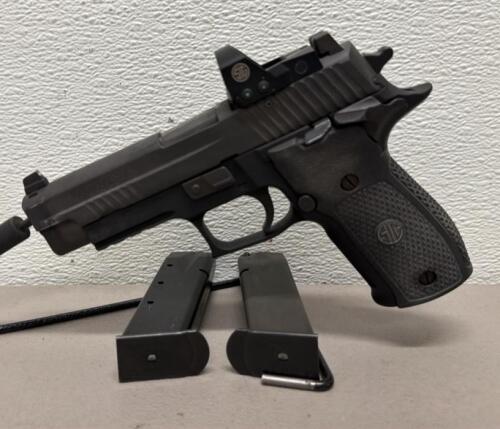 SIG Sauer P226 9mm DA/SA Pistol, ROMEO1 Red Dot, 2 Mags, Hard Case, SN: 47A224121