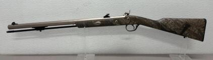 Traditions .54 Cal Percussion Camo Muzzleloader Rifle, 24" Stainless Barrel, SN: 14-13-027975-99