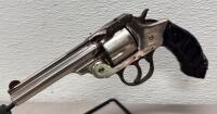 Iver Johnson Top-Break Revolver .32 Cal Approx, Nickel, 3" Barrel, Serial 36529, Antique - 4