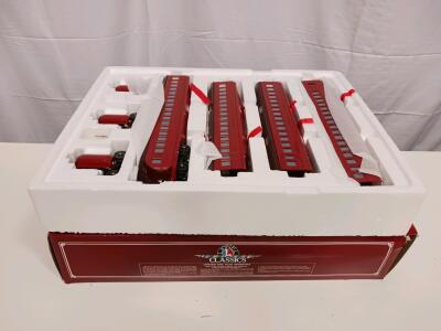 Lionel Classics Rail Chief Cars Set 6-51201, 4 Metal Standard Gauge Lighted Passenger Coaches, 5ft