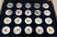 Beijing 2008 Olympic Mascot 40-Coin 1oz Silver Set COA Box China XXIX Olympiad Complete - 6