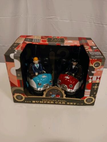 FAO Schwarz Nostalgic Model Bumper Car Set - Remote Control, Sound Effects, Driver Ejection Feature