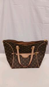 Louis Vuitton Monogram Canvas Tote Bag, Made in France, Gold-tone Hardware
