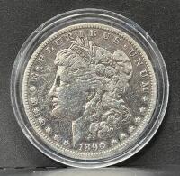 Morgan Silver Dollar Set New Orleans Mint 1879, 1883, 1885, 1890, 1891 in Velvet Case - 3