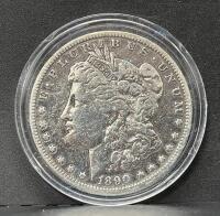 Morgan Silver Dollar Set New Orleans Mint 1879, 1883, 1885, 1890, 1891 in Velvet Case - 5