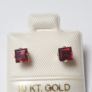 $200 10K Garnet Earrings