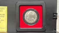 1783 Spanish Milled Dollar (8 Reales) Charles III Silver Coin w/ COA, 90% Silver, Display Case - 2