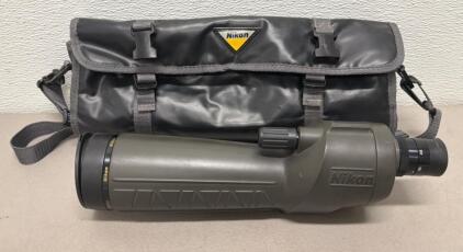 Nikon 15-45x60 Field Spotting Scope, Angled Eyepiece, Made in Korea, Serial #214834