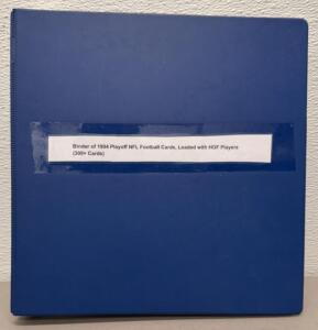 1994 Playoff NFL Football Card Collection with Hall of Famers