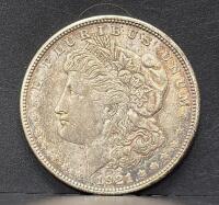 1921 Morgan Silver Dollar Set &ndash; Three Circulated 90% Silver Coins in Blue Velvet Presentation Case - 3