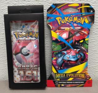 Pok&eacute;mon TCG Mega Evolution Booster Venusaur & Korean 151 Booster Pack Sealed