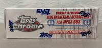 2024-25 Topps Chrome Basketball Mega Box, 42 Cards, 10 Blue Refractors, Sealed, Stephen Curry Cover - 3