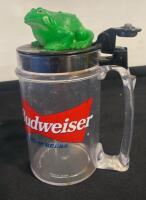 Set of 1990s Budweiser, Bud Ice, and Bud Light Promotional Novelty Flip-Top Beer Mugs - 2