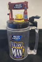 Set of 1990s Budweiser, Bud Ice, and Bud Light Promotional Novelty Flip-Top Beer Mugs - 3