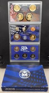 2008 U.S. Mint Proof Set &ndash; 14 Coins, Final State Quarters, Original Packaging