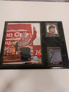 Jeff Gordon 1997 NASCAR Winston Cup Champion Framed Photo & Brookwood 400 Cards Racing RRC