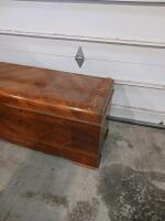 Lane Cedar Chest, Art Deco Waterfall, Cedar Lined, 48" x 18" x 22", Altavista VA - 3