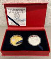 Team USA 2010 Vancouver Olympic Commemorative Medal Sets & Bicentennial 1976 Bronze Medals - 3