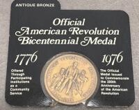 Team USA 2010 Vancouver Olympic Commemorative Medal Sets & Bicentennial 1976 Bronze Medals - 10