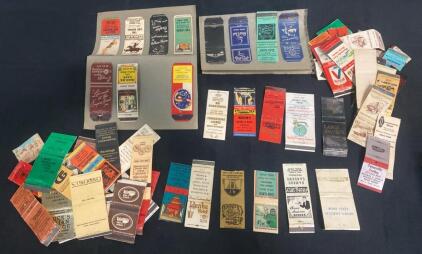 Vintage Matchbook Collection &ndash; 50+ Restaurant, Hotel, and Business Advertising Covers