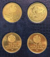 1982 World's Fair Commemorative Coin Set with U.S. Mint Medallion - 2