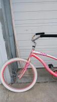 Magna Waikiki 26&rdquo; Women&rsquo;s Beach Cruiser Bike, Pink/Silver, Single Speed, Steel Frame, Coaster Brake - 2
