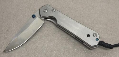 Chris Reeve Small Sebenza 21 Folding Knife, 2.94" S30V Blade, Titanium Handle