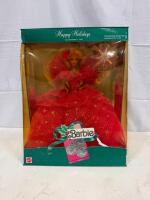 1990 Happy Holidays Barbie Doll, Special Edition, SKU #4098, New in Box