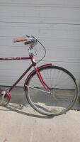 Free Spirit Fire Spirit Single-Speed 27" Steel City Bike, 1980s, Burgundy, Fenders, 21" Frame - 2