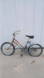 Vintage Sears Children&rsquo;s Bicycle, 1970s Japan, Steel Frame, 20&rdquo; Wheels, Cruiser Style, Blue