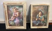 Set of 8 Framed Fairy & Classical Figure Art Prints, Distressed & Decorative Frames, 9x11 to 5x6 in ( SP 4) - 4