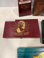 Collectible Wooden Cigar Boxes - Deadwood, Tabernacle, Oscar Valladares, Plasencia Lot - 6