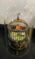 Antique Blaise Bontems Mechanical Singing Bird Automaton under Glass Dome, ( SP 3 ) - 3
