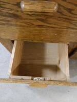 Handcrafted Oak & Cedar Blanket Chest with 4 Drawers, Custom Made by Bud the Builder - 9