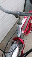 Schwinn Point Beach 26" Men's Beach Cruiser Bicycle, 7-Speed, Aluminum Frame, Red/White, Rear Rack - 3