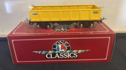 Lionel Classics 1512 Gondola Car, Standard Gauge, Nickel Accents, Original Box ( R2 )