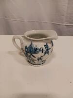 Blue Danube Blue Onion Porcelain Creamer & Lidded Sugar Bowl Set, Japan - 2