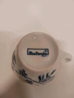 Blue Danube Blue Onion Porcelain Creamer & Lidded Sugar Bowl Set, Japan - 4
