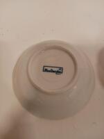Blue Danube Japan Porcelain Cereal/Soup Bowls 6.5" Pair, Blue Onion Floral Pattern, Scalloped Rim - 3